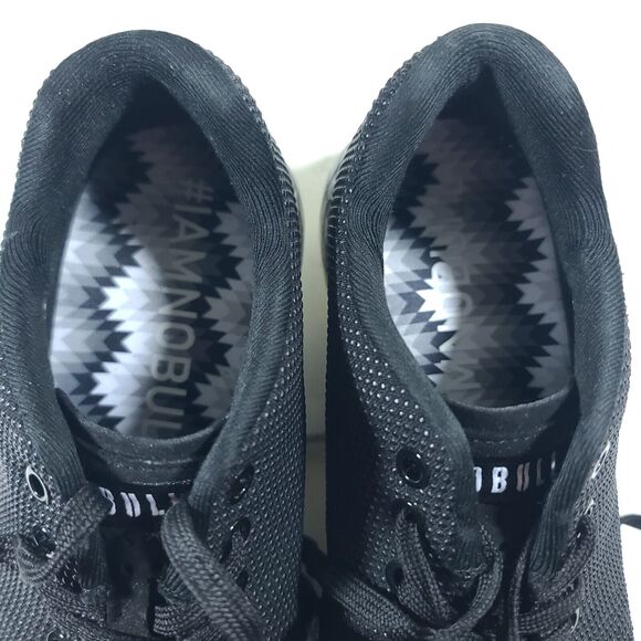 No Bull Black Patchwork Trainer Shoes Sneakers Women's Size 9 - Mens Sz 7.5 EUC - Picture 12 of 16
